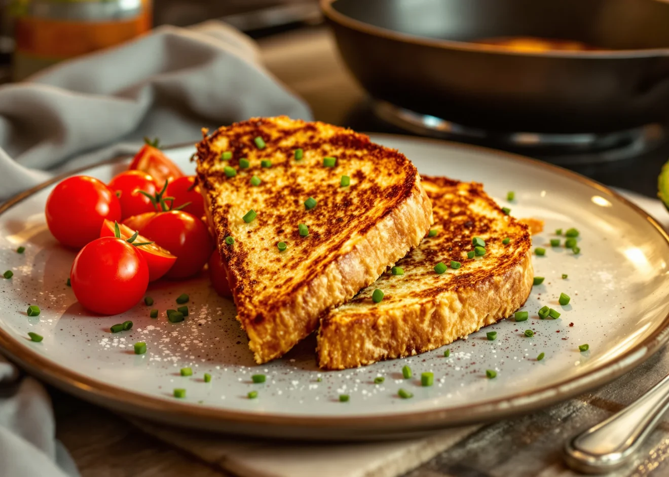 A cozy and appetizing breakfast scene.