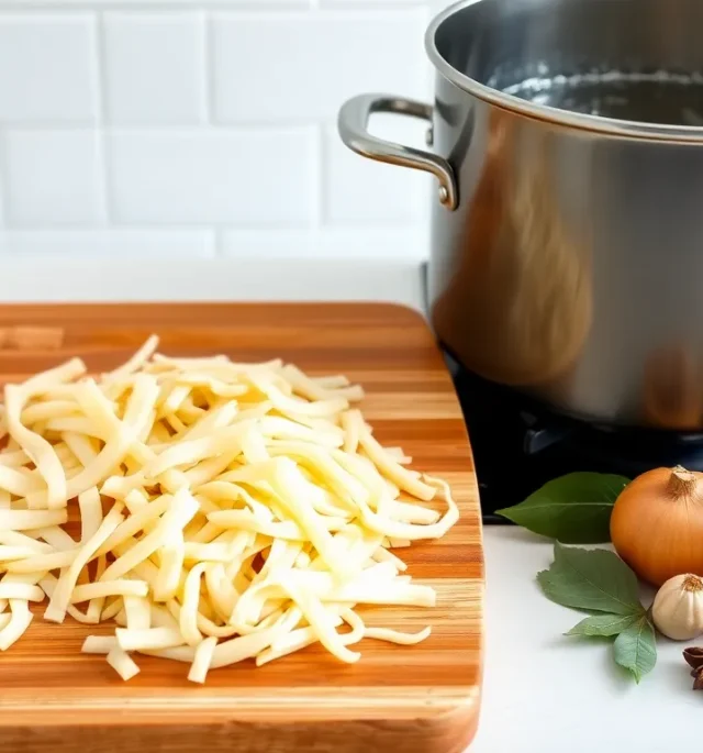 Czyszczenie i krojenie surowych flaków wołowych na desce. Sprawdź, jak przygotować idealne flaki.