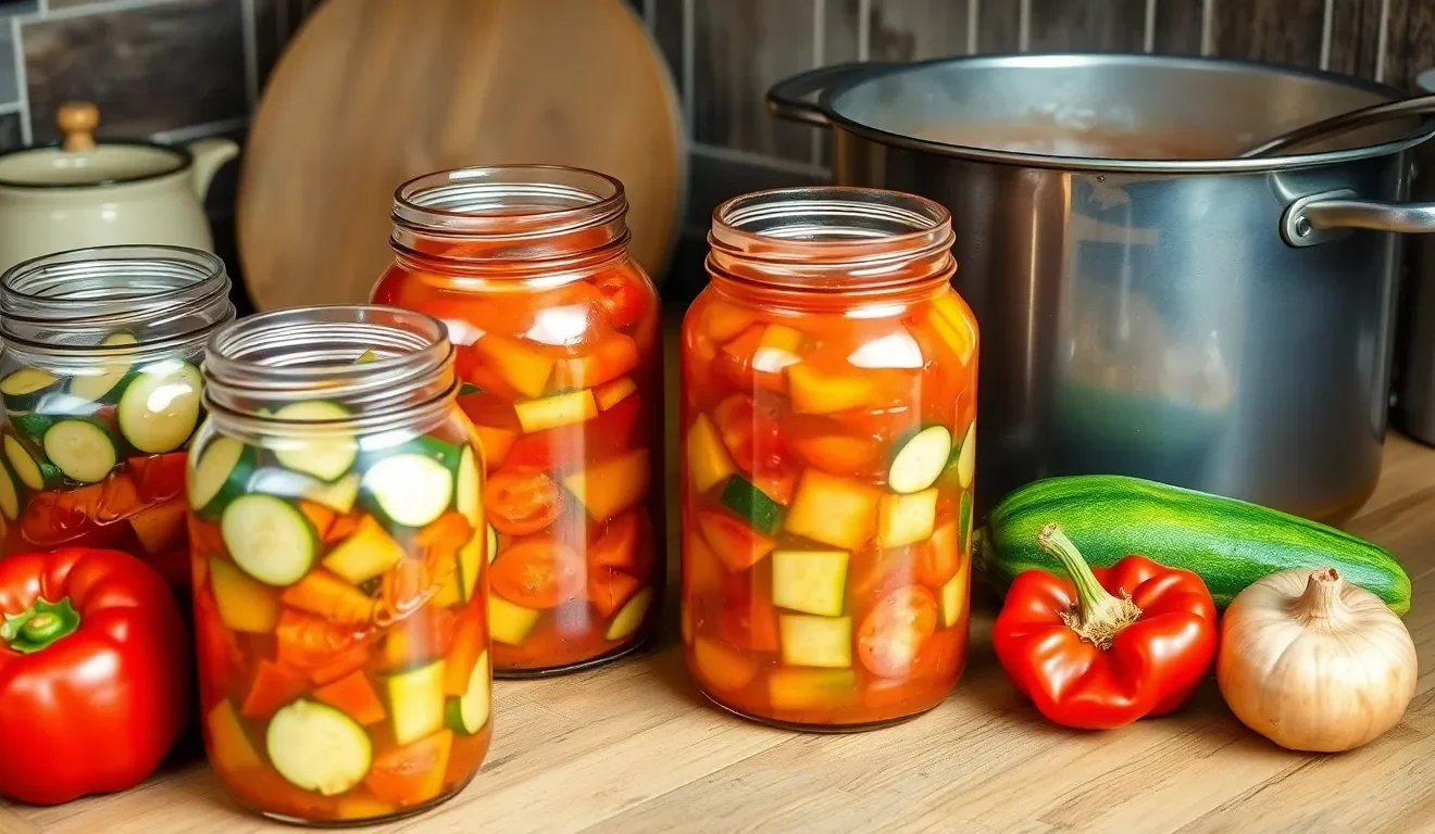 Cukinia pasteryzowana na leczo w słoikach. Prosty przepis na pyszną, warzywną bazę do dań na zimę.