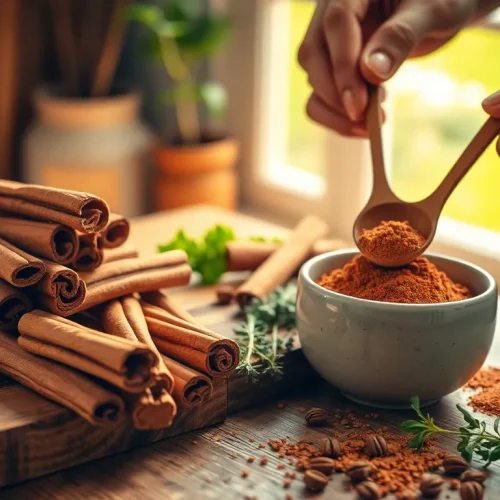 Cynamon indonezyjski kasja w laskach i mielony w miseczce - czy jest zdrowy i jakie ma właściwości lecznicze