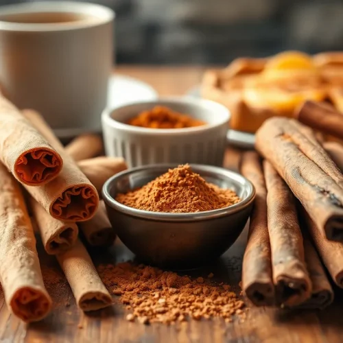 Laski cynamonu cejlońskiego i cassia, które pokazują, czy cynamon jest zdrowy i czym się różnią.