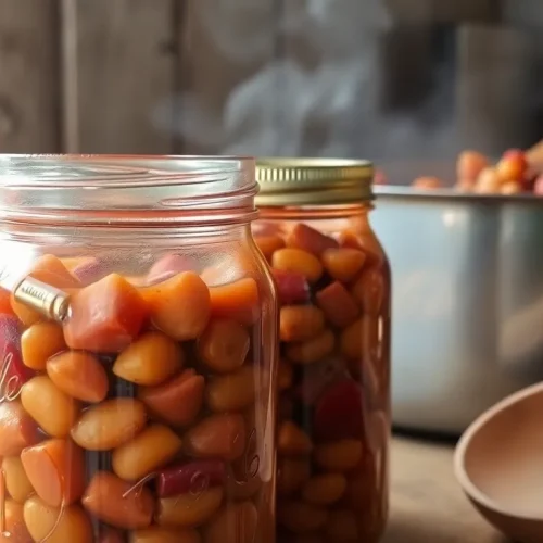 Pasteryzowanie fasolki po bretońsku w słoikach. Poradnik jak długo pasteryzować domowe przetwory.