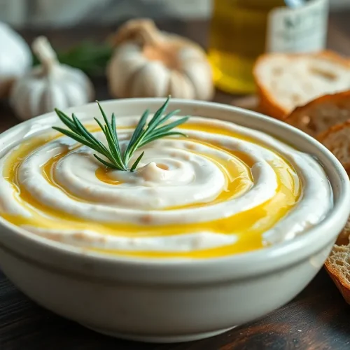 Prosty przepis na pastę z białej fasoli z puszki w stylu toskańskim, podana z chrupiącymi grzankami i rozmarynem.