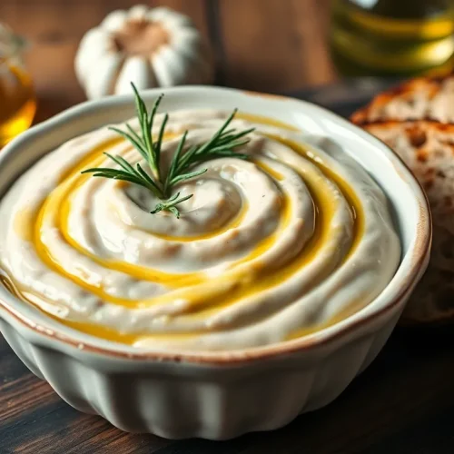 Prosty przepis na pastę z białej fasoli z puszki w toskańskim stylu, podana z chrupiącymi grzankami i rozmarynem.