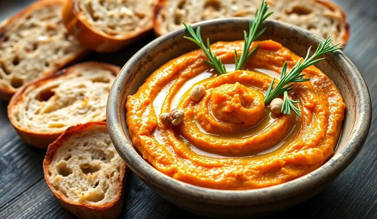 Aromatyczna pasta z pieczonej cukinii i marchewki. Prosty przepis na pyszne, warzywne smarowidło do chleba.