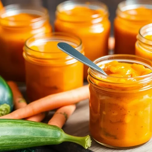 Domowa pasta z cukinii i marchewki w słoikach. Prosty przepis na pyszne i zdrowe przetwory na zimę.