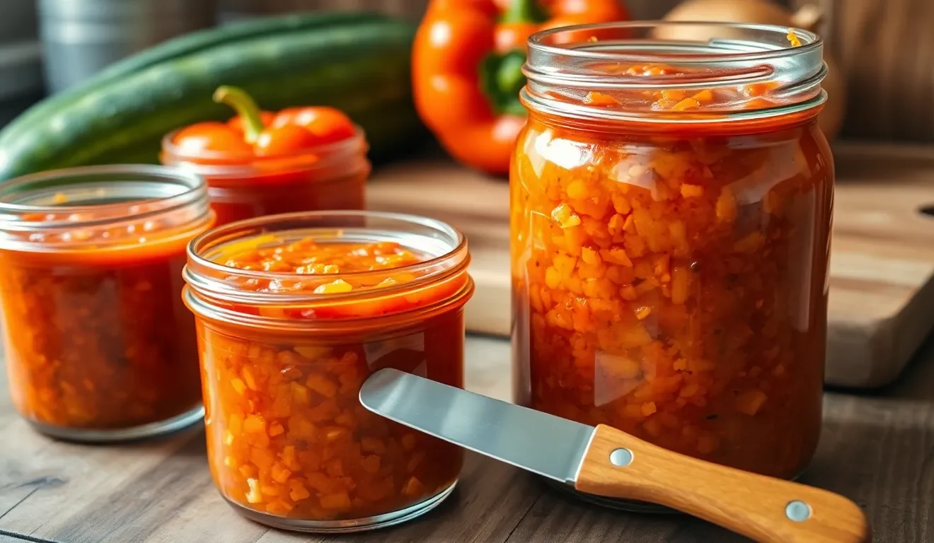 Domowa pasta z cukinii i papryki w słoikach. Prosty przepis na pyszne przetwory na kanapki.