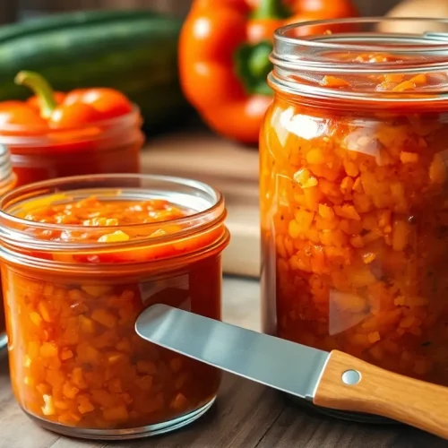 Domowa pasta z cukinii i papryki w słoikach. Prosty przepis na pyszne przetwory na kanapki.