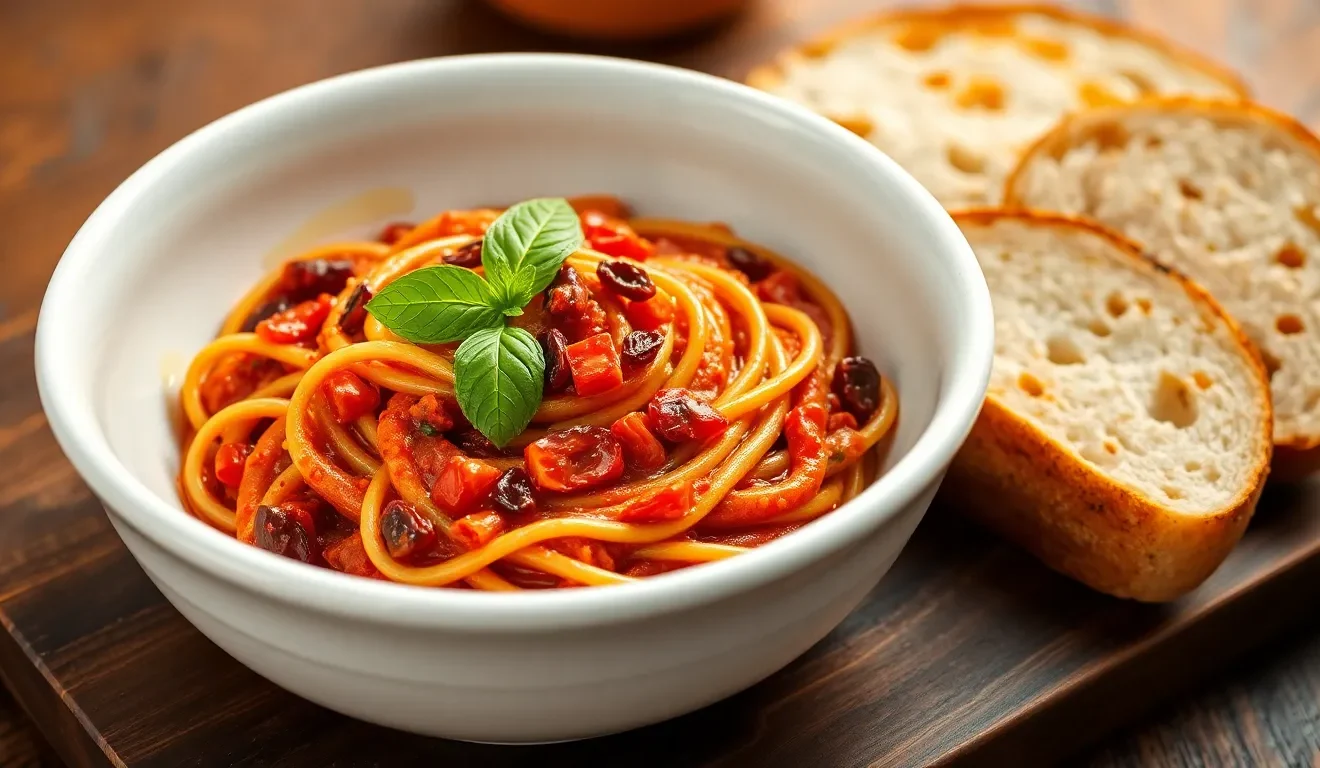 Aromatyczna pasta z cukinii i suszonych pomidorów w miseczce. Prosty przepis na pyszne, włoskie smarowidło.