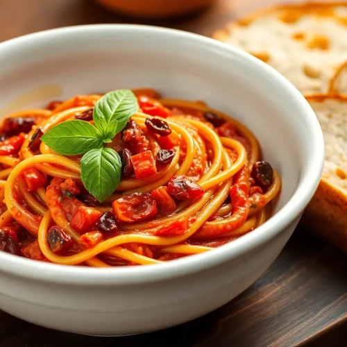 Aromatyczna pasta z cukinii i suszonych pomidorów w miseczce. Prosty przepis na pyszne, włoskie smarowidło.