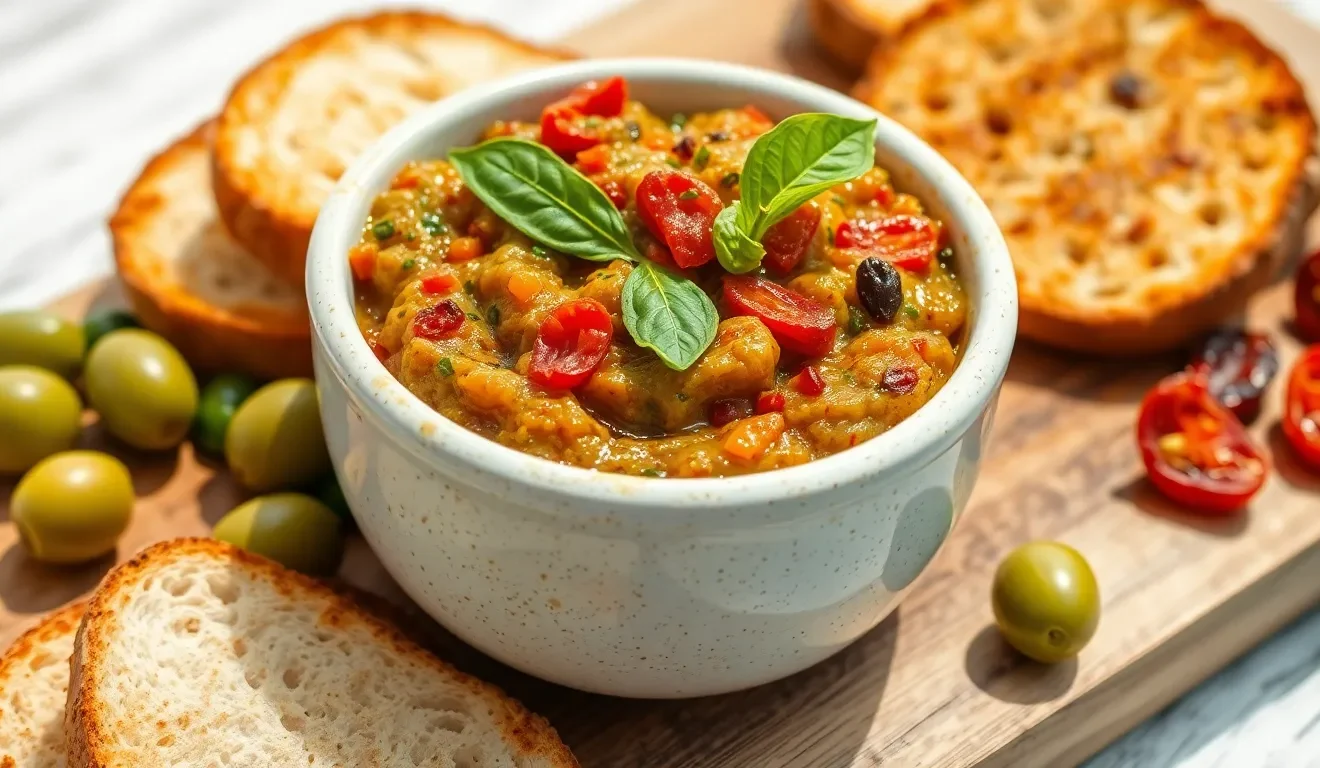 Aromatyczna pasta z zielonych oliwek i suszonych pomidorów. Prosty przepis na pyszne, włoskie smarowidło.