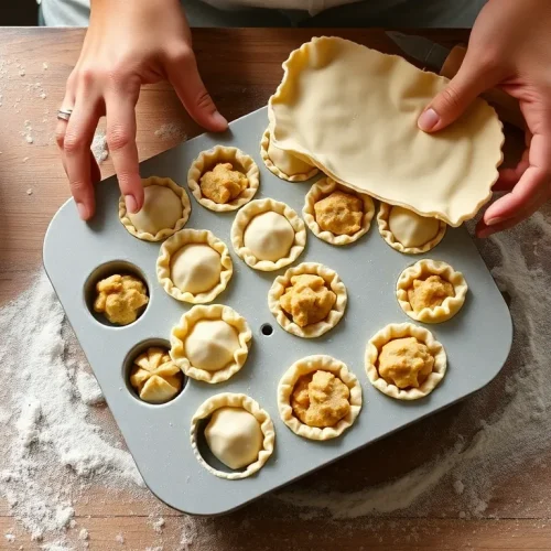 Osoba używająca formy do pierogów, co ilustruje, jak używać pierożnicy.