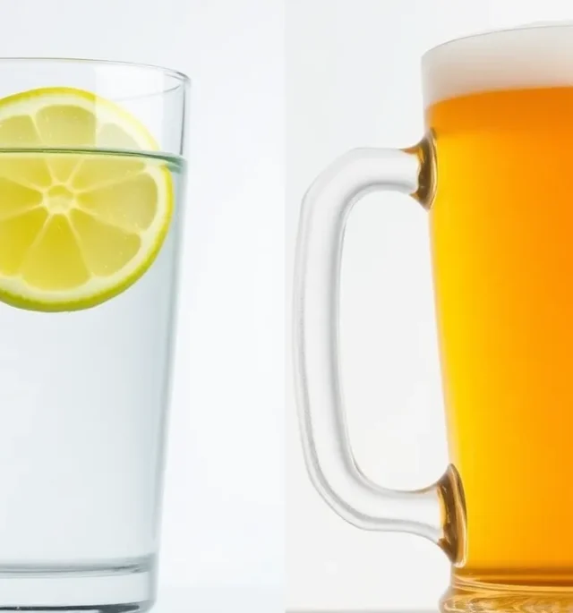 Porównanie szklanki wody i kufla piwa. Sprawdź, jak wpływają na żołądek i trawienie.
